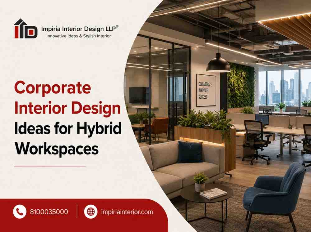 Corporate Interior Design Ideas for Hybrid Workspaces